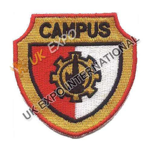 Campus Shield Embroidered Patch