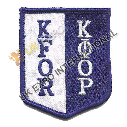 KFOR Kosovo Force Embroidered Patch