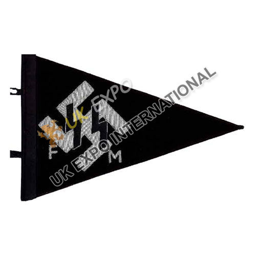 WWII Style German Vehicle Fender Pennant Replica