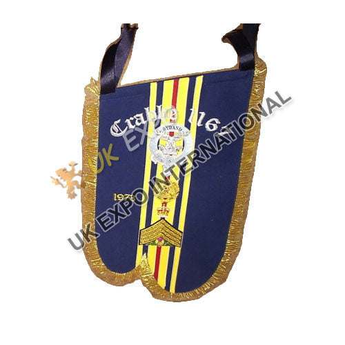 Custom Hand Embroidered Bagpipe Banner