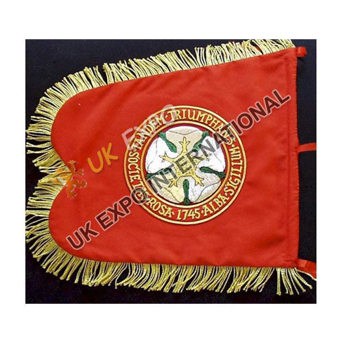 Custom Hand-Embroidered Pipe Banner