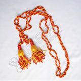 Gold Crimson Silk Pipe Cord