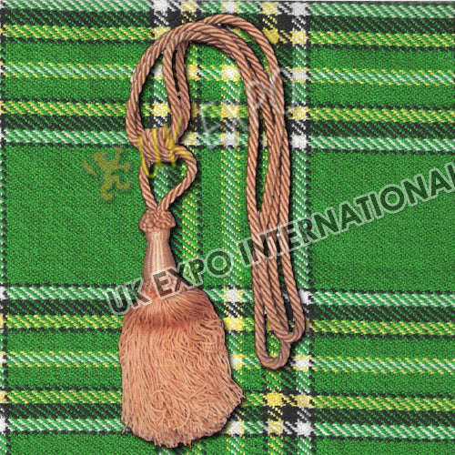 Yellow Pipe Cord Tassel