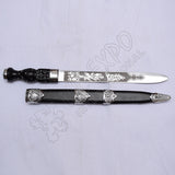 Scottish Piper Dirk With Green Stone