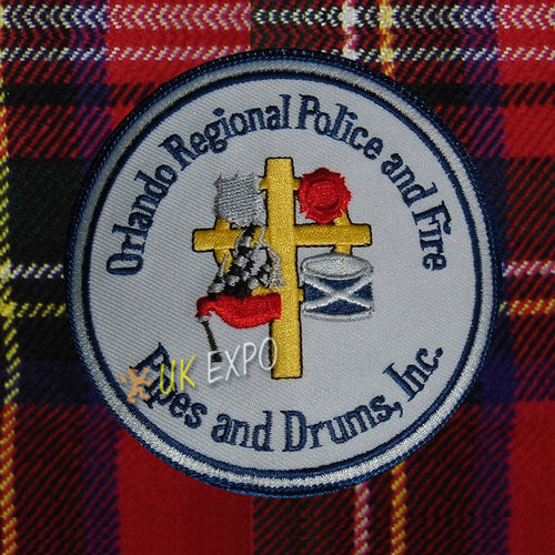 Orlando Regional Police Fire Pipes and Drums Patch