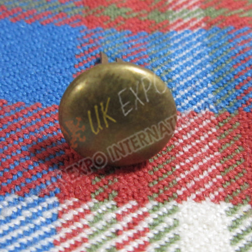 Plain Brass Button
