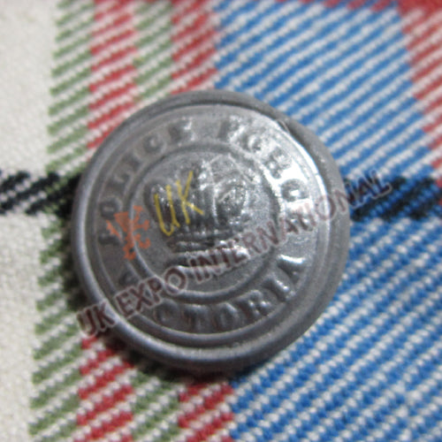 Police Force Victoria Pewter Buttons