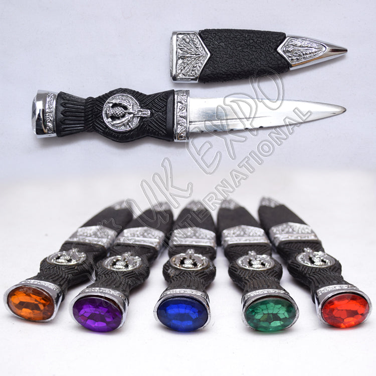 Polished Sgin Dubh With Thistle Chrome Finish