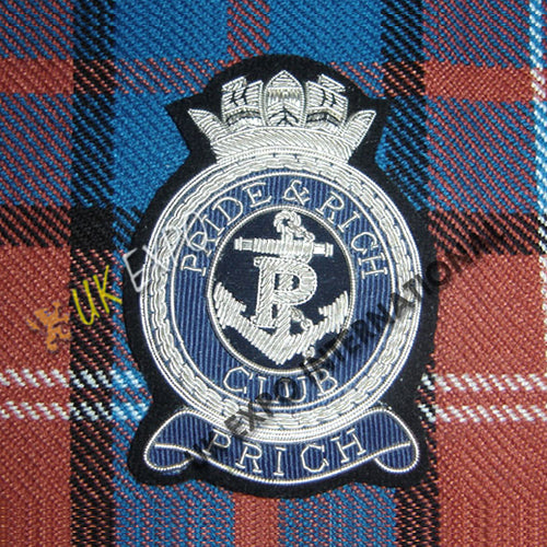 Pride and Rich Club Silver Bullion Blazer Badge