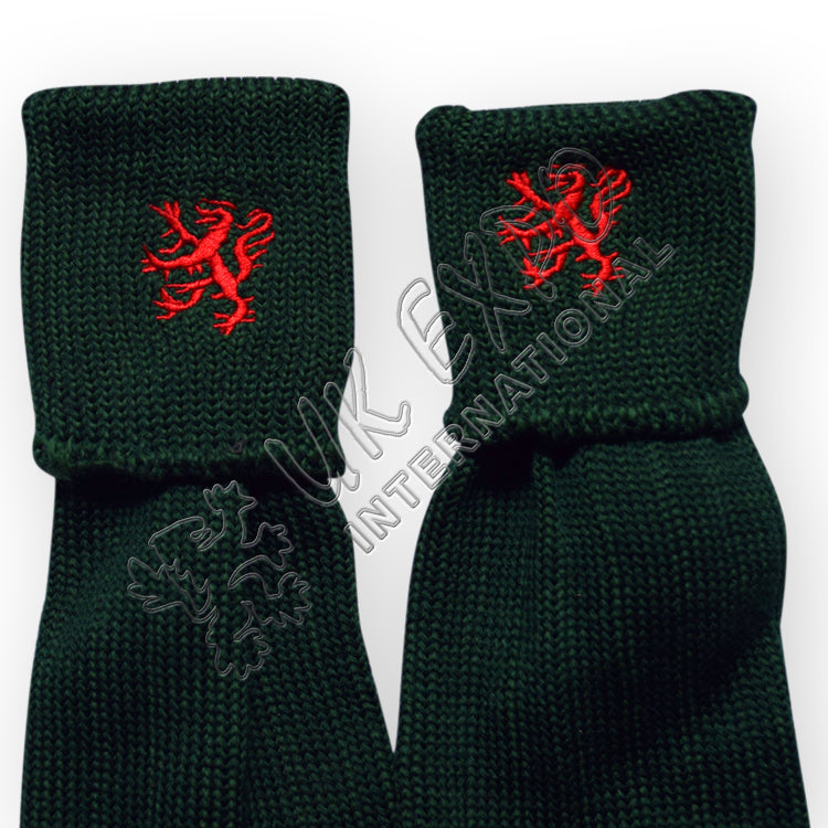 Embroidered Design Of The Rampart Lion Socks