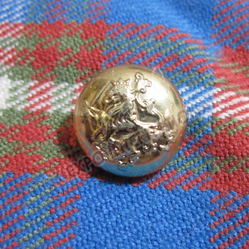 Rampant Lion Gold Metal Buttons