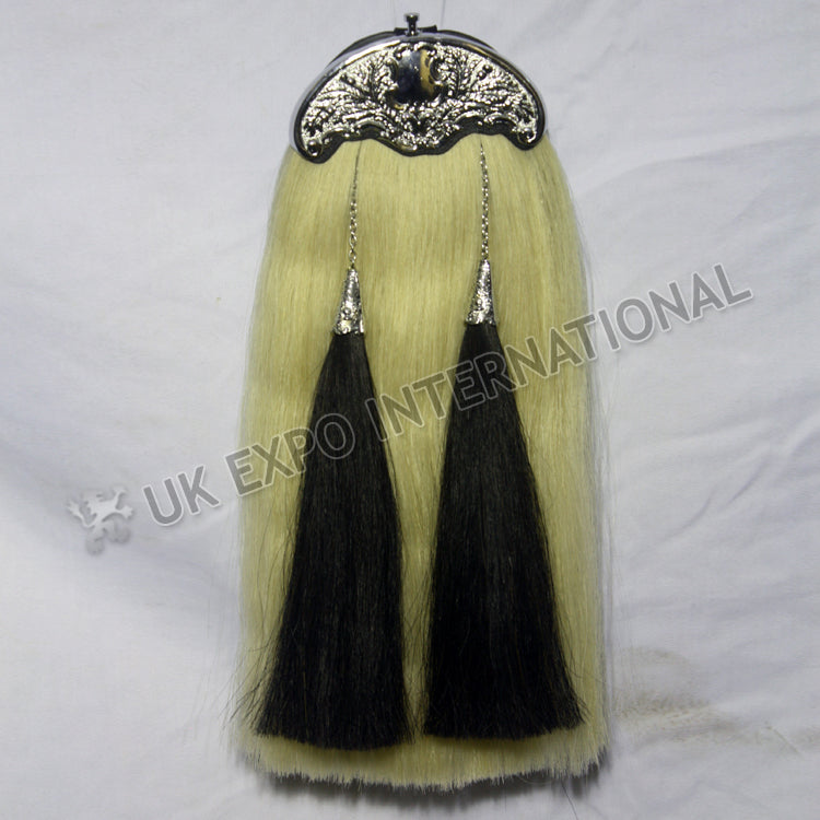 Horse Hair Embroidered Tassel Sporran