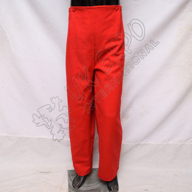 Red Color Civil War 86th Trouser