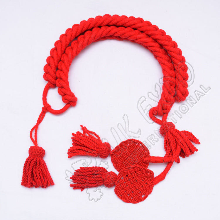 Red Grenadier Military Braided Trim Uniform Hat Cord