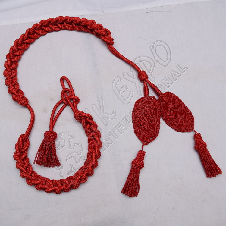 Red Shako Military Ceremonial Hat Cord