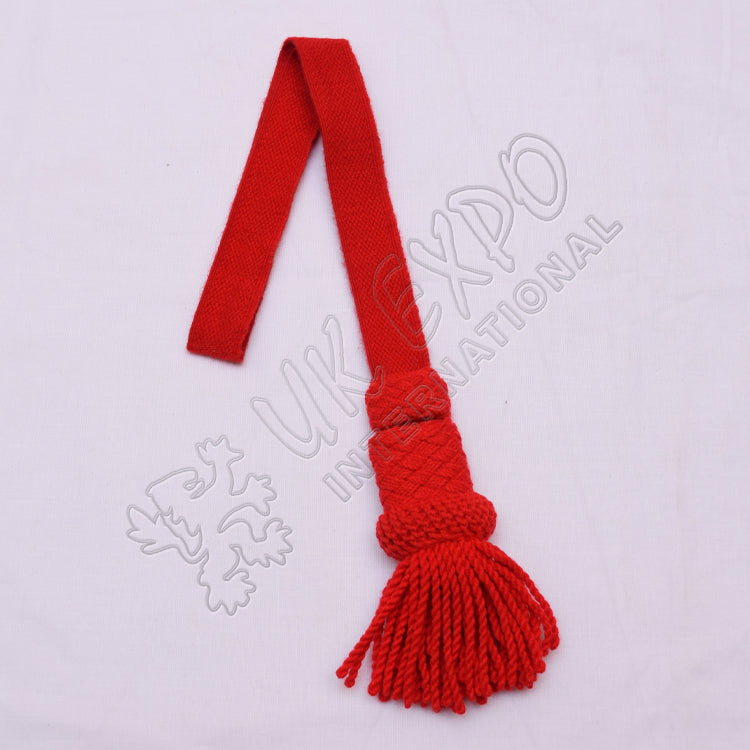 Red Woollen Sword Knot