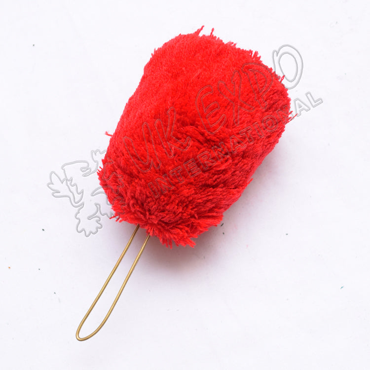 Shako Hat with Red Wool Pom Pom