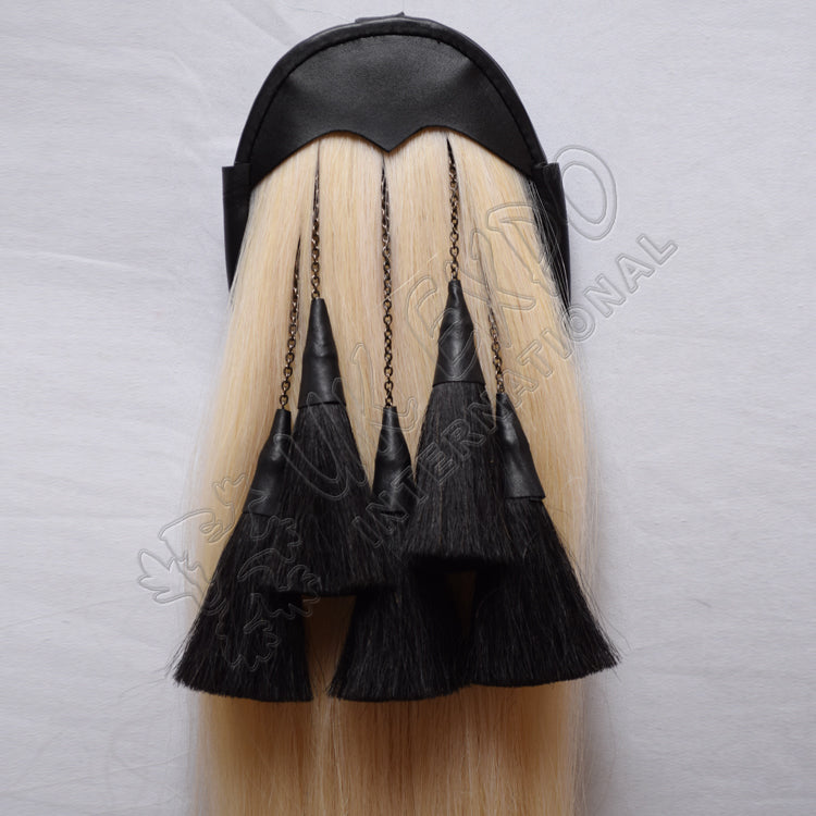Regimental White Horse Hair Full Dress Sporran