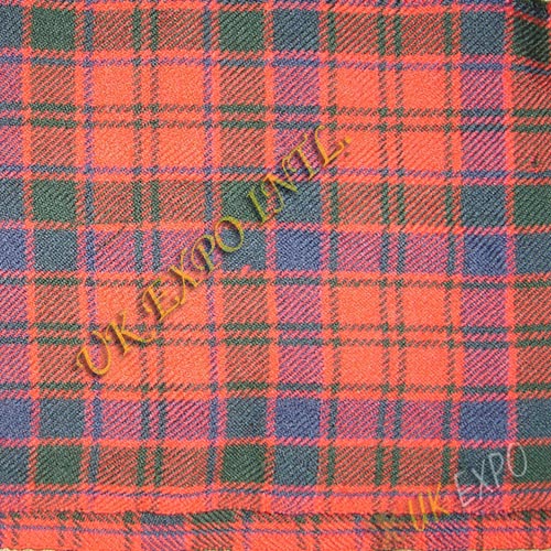Robertson Red With Green Shade Tartan No 7