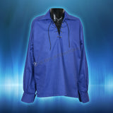 Royal Blue Scottish Highland Jacobite Shirt