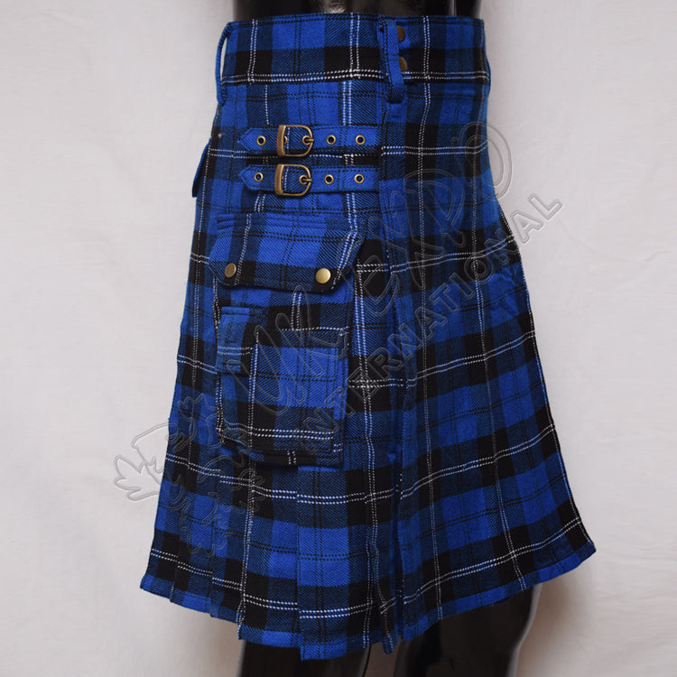 Royal Ramsay Blue Tartan Utility Kilt