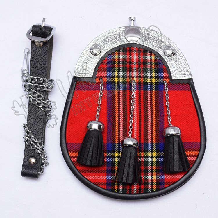Royal Stewart Tartan Traditional Wear Sporran