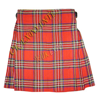 Royal Stewart Tartan Straight Pleats Kilt