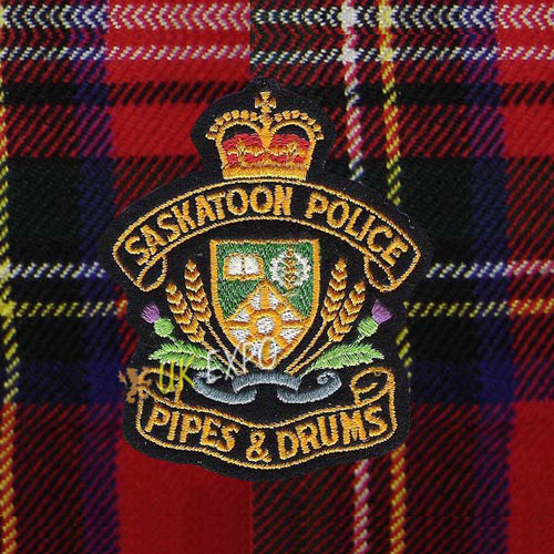 Saskatoon Police Pipes Drums Band Patch
