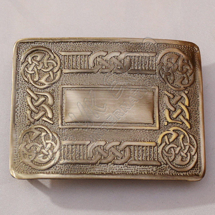 Scottish Celtic Design Kilt Buckle