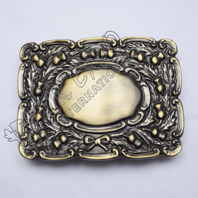 Scottish Dress Bronze Kilt Buckle