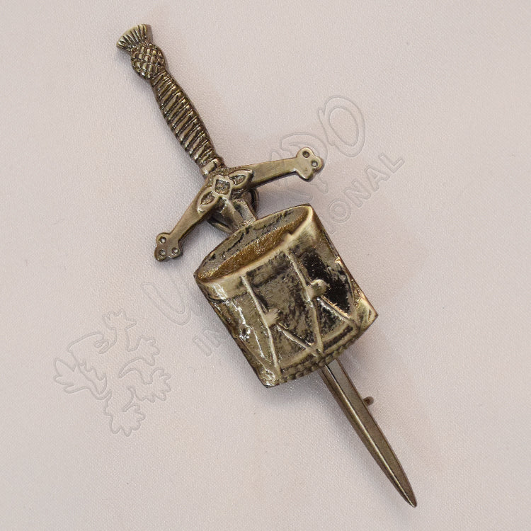 Scottish Drum Major Shiny Kilt Pin