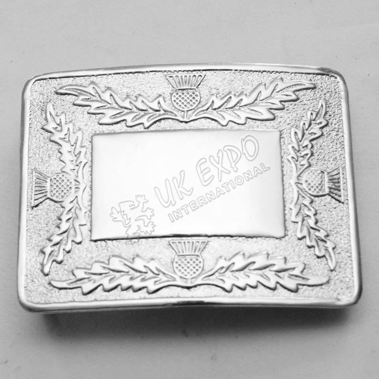 Scottish Flower Buckle Mirror Finish
