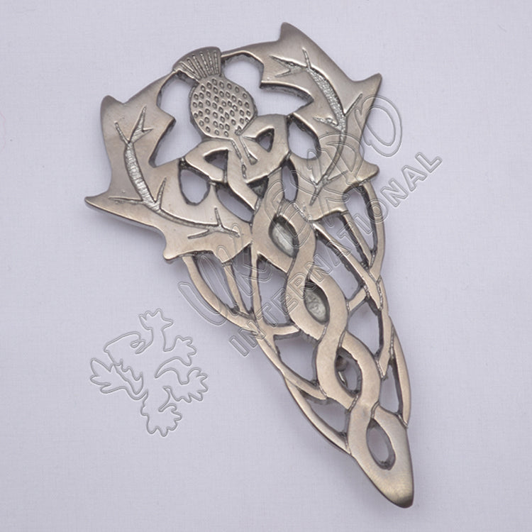 Scottish Flower Premium Celtic Kilt Pin
