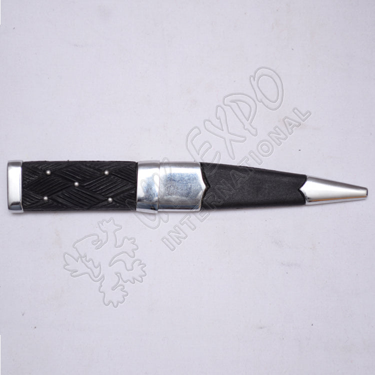 Scottish Blackwood Molded Handle Sgian Dubh