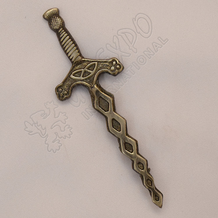 Scottish Sword Knot Kilt Pin Bruce