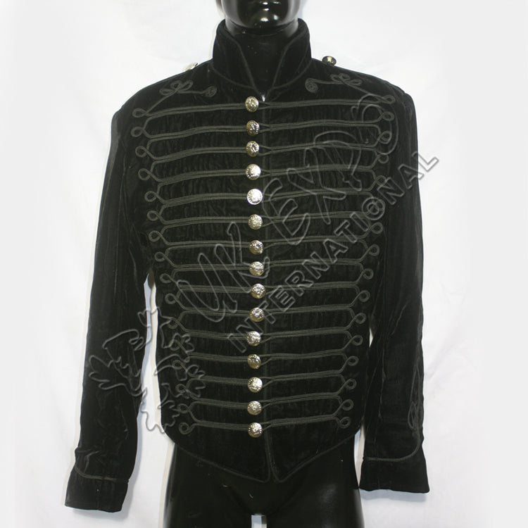 SDL Men’s Hussar Style Black Velvet Jacket