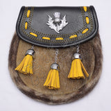 Seal Skin Semi Dress Chrome Thistle Sporran
