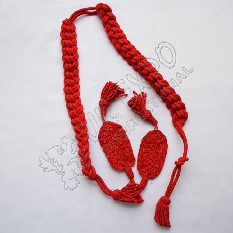 Red Silk Shako Hat Cord