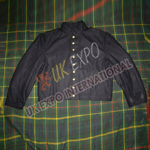 Civil War Men Navy Blue Wool Shell Jacket