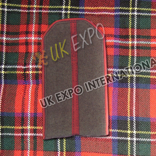 Brown Red Simple Shoulder Epaulette