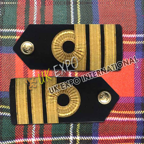 Royal Navy LT CDR Shoulders Epaulette Board