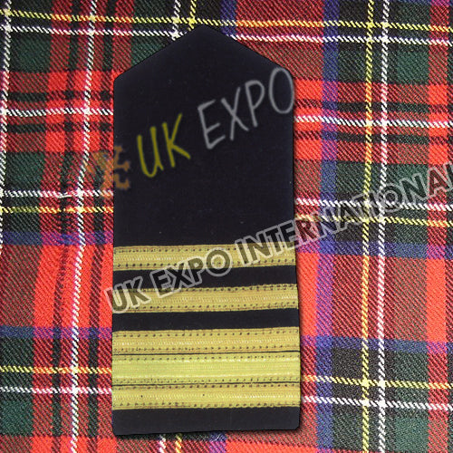 Air Guard Gold Striped Epaulettes