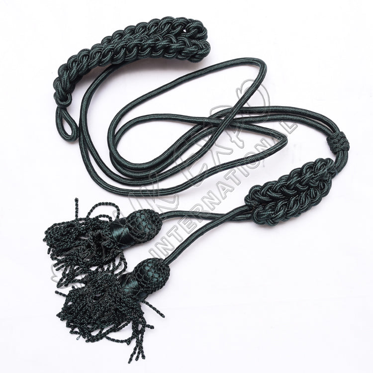 Silk Dark Green Pipe Cord