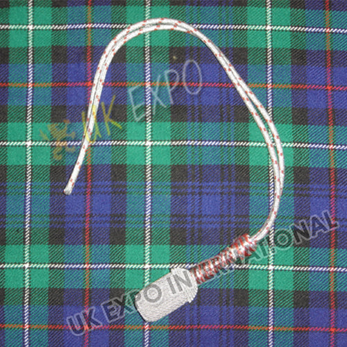 Silver  Red Cord Sword Knot