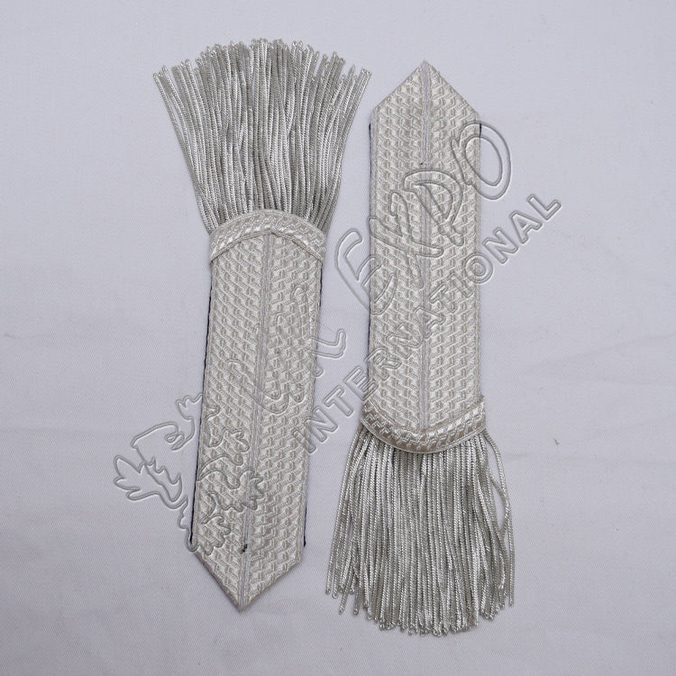 42nd Regiment Silver Bullion Epaulettes Officer Jacket Shoulder Boards