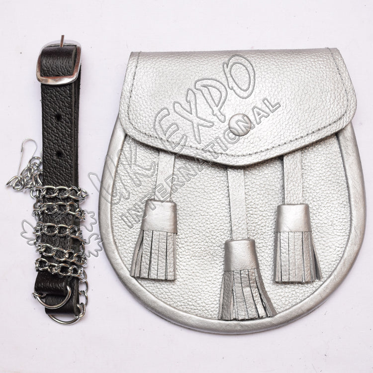 Premium Silver Shiny Smart Sporran