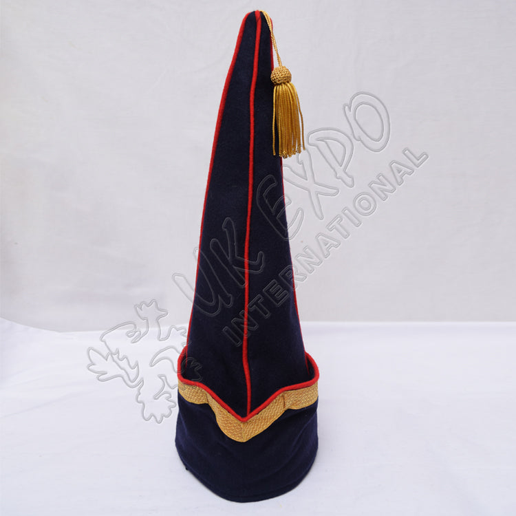 Spanish Sleeve Gold Bullion Braid Blazer Cap