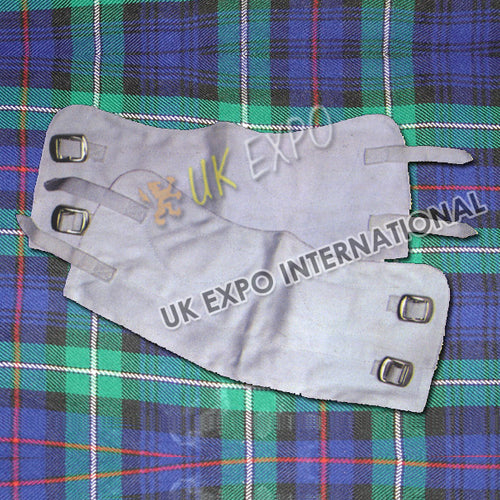 Traditional White Color Spats