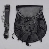Celtic Hand Made Leather Lace Bag Sporran