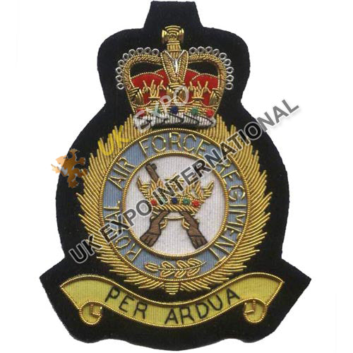 RAF Regiment Squadron  Bullion Blazer Badge